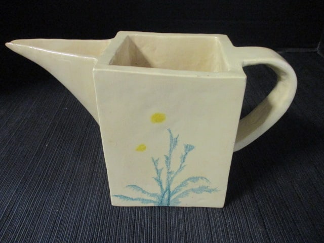 Vintage 1940 Studio Art Ceramic Pottery Tea Pot - 3