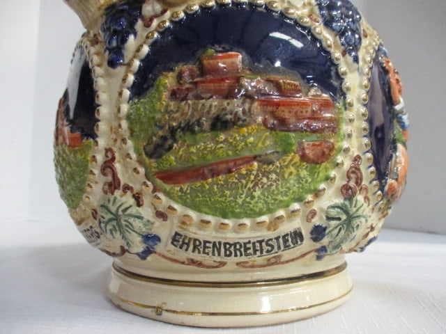 Vintage 1950s German Gertz Pottery Biscuit/Cookie Jar - 10