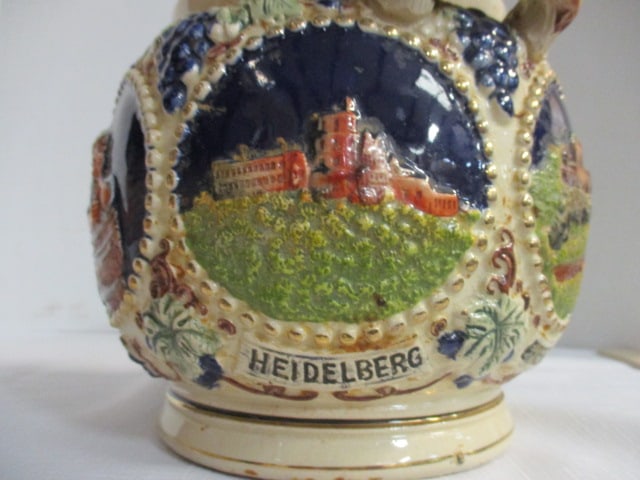 Vintage 1950s German Gertz Pottery Biscuit/Cookie Jar - 11