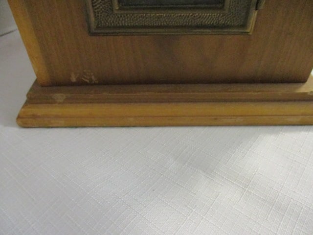 Antique USPS Post Office Mail Door Wood Bank - 5