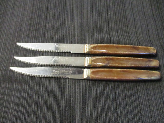7 Vintage Steak Knives - 5