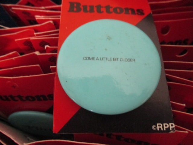 Lot of 250+ New Old Stock Novelty Button Pins - 6