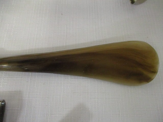 Vintage Men's Lot - Wallet, Shoe Horns, Shoe Stretchers, Luggage Tag, Map, etc. - 7