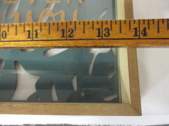 Decorative Wood "Home is Wherever I am with You" Tray - 8