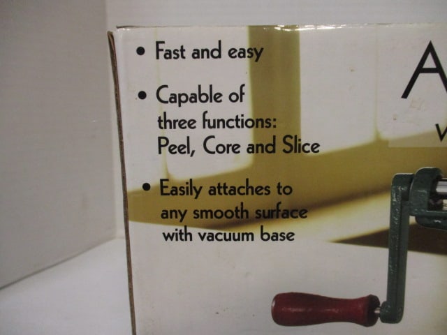 Bed, Bath & Beyond Apple Peeler wit Vacuum Base in Original Box - 2