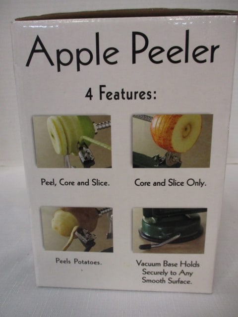 Bed, Bath & Beyond Apple Peeler wit Vacuum Base in Original Box - 7