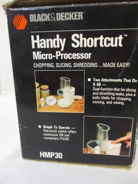 Black & Decker Hand Shortcut Micro-Processor in Original Box - 4
