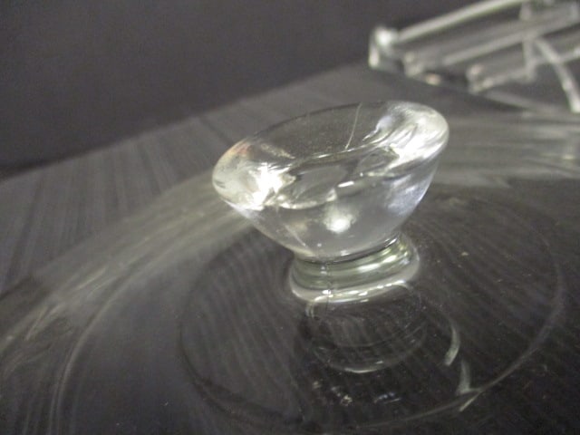 Lot of Vintage Clear Glass Bowls, Casseroles, and Extra Lids - 4