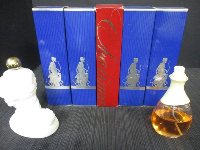 Lot of Vintage Avon Perfume and Containers: 5 in original boxes, see pictures and preview for selection and condition