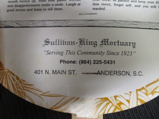 Lot of Vintage Advertising Hand Fans and 3 Accordion Fans - 6