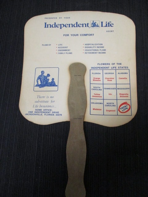 Lot of Vintage Advertising Hand Fans and 3 Accordion Fans - 9