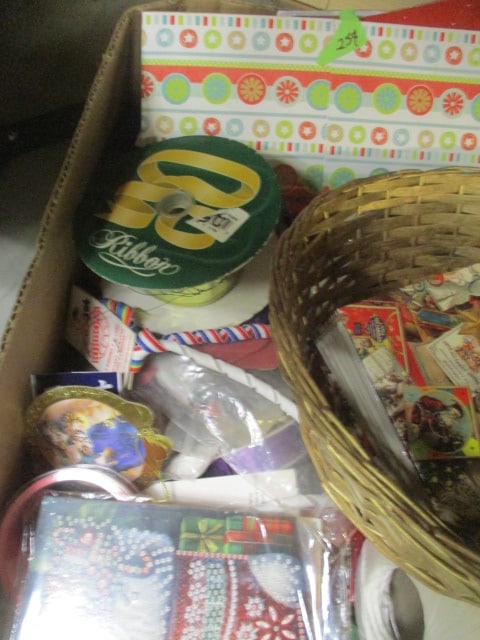 Christmas Lot - Ribbons, Bows, Cards, Crafts, Decorations, etc. - 4
