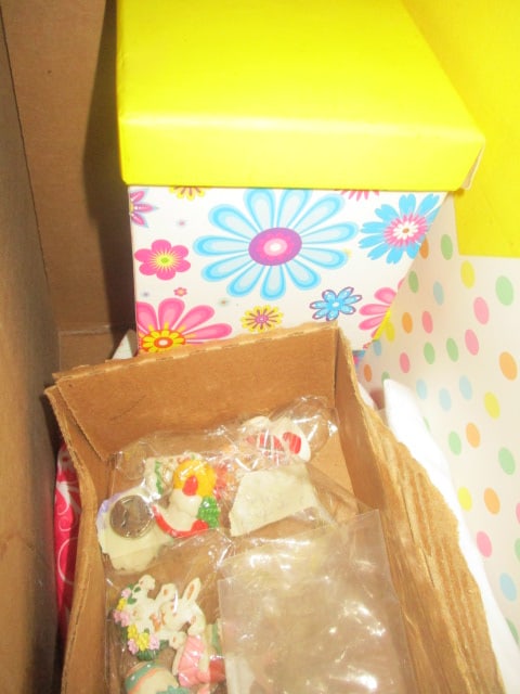 Lot of Gift Bags, Boxes, and Decorations - Easter, Valentine's Day, - 3