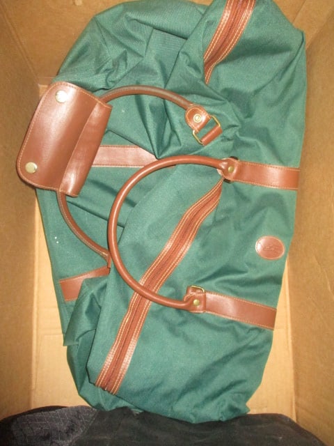 Vintage Ralph Lauren Polo Green Canvass Duffle Bag and New Old Stock OGIO - 3