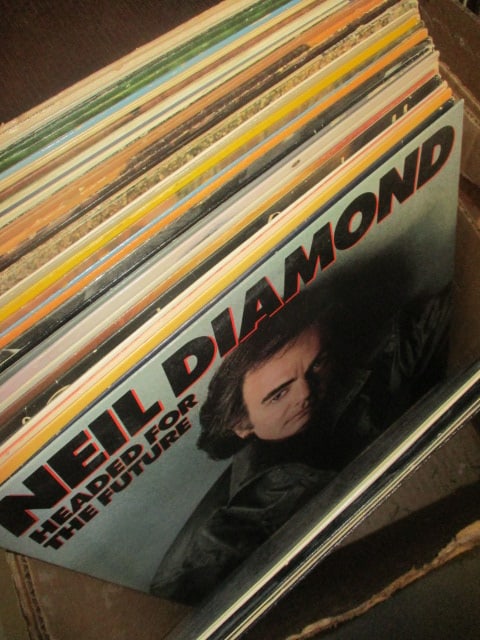 Lot of Vintage Record Albums - Neil Diamond, Loretta Lynn, Glen Campbell, etc. - 2