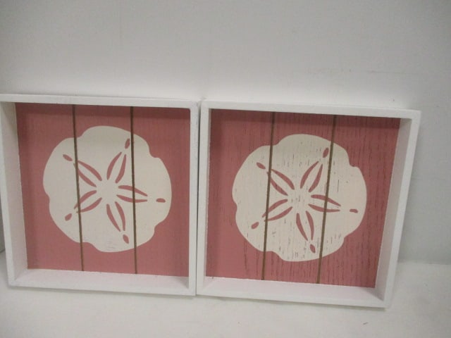 Set of 6 Handpainted Nautical Framed Art - 5