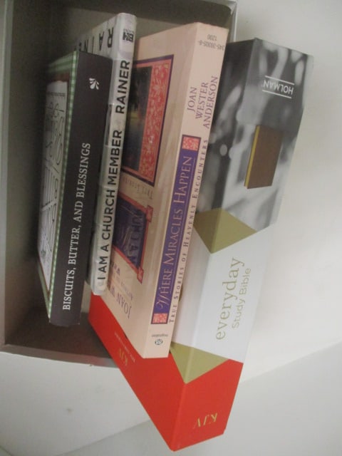 Lot of 3 Religion Books and KJV Everyday Study Bible in Box: see pictures and preview for selection and condition 