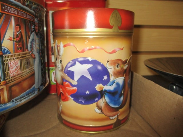 Lot of 5 Vintage Decorative Advertising Tins - 3