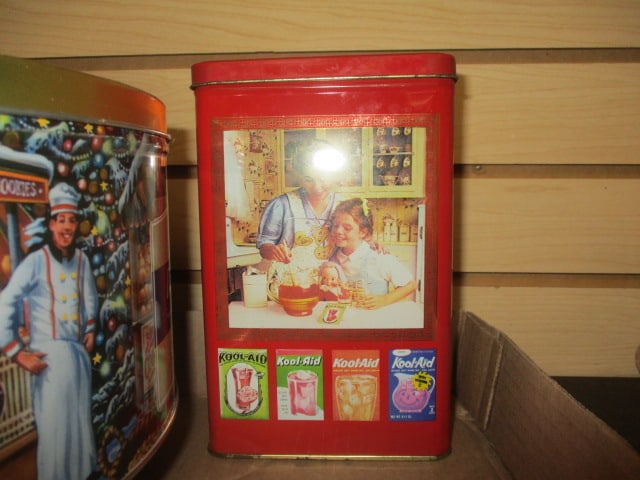 Lot of 5 Vintage Decorative Advertising Tins - 6