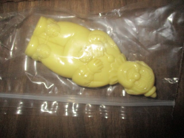 Vintage 1950s Celluloid Plastic Clown Baby Rattle: . 