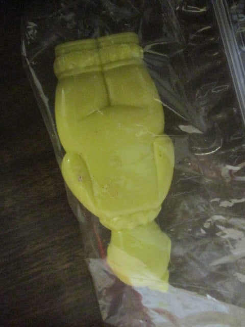 Vintage 1950s Celluloid Plastic Clown Baby Rattle - 2