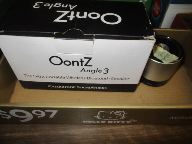Oontz Angle 3 Portable Wireless Bluetooth Speaker in Original Box and: RollS Bluetooth Speaker (no cord)