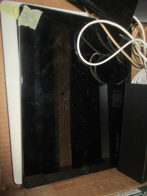 Lot of 4 Tablets - 2 iPads, Kindle, and Samsung, Phone Charger, etc. - 6