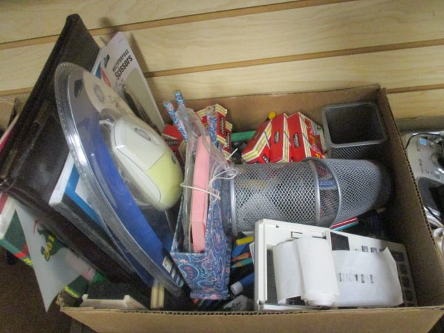 Office Lot - Computer Mouse, Notebooks, Pens, Highlighters, Containers, etc. (1 of 9)