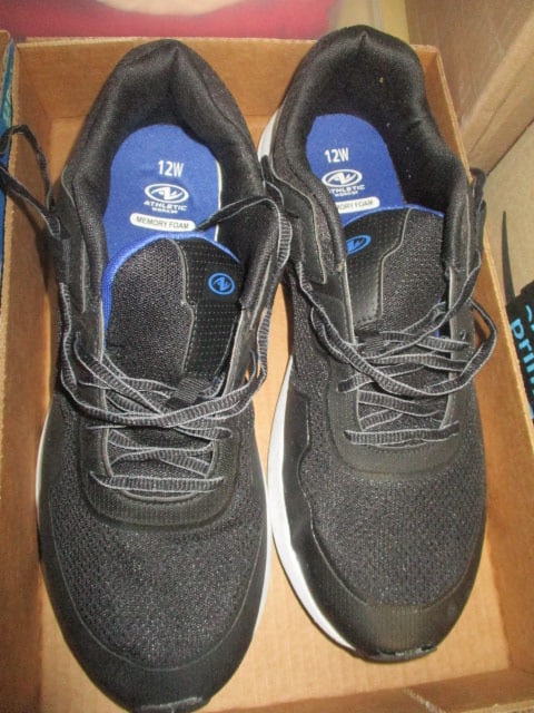 Athletic Works Men's Memory Foam Sneakers - Size 12W: appears barely used 