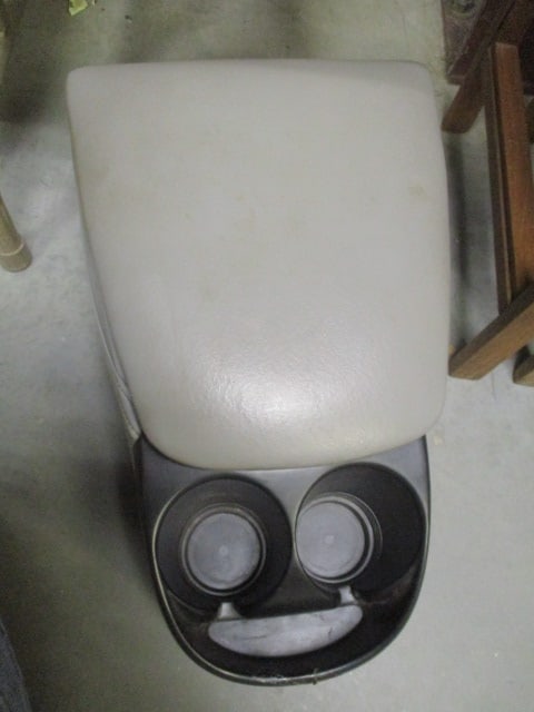 Automotive Center Console with Dual Cup Holders: 11 1/2" x 20 1/2"