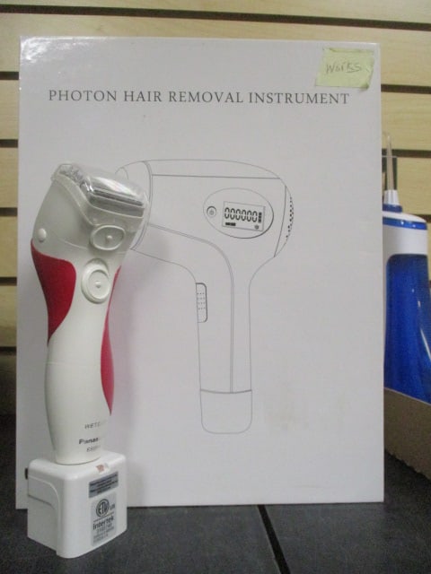 Photon Hair Removal Instrument in Original Box and Panasonic Wet/Dry: Electric Razor