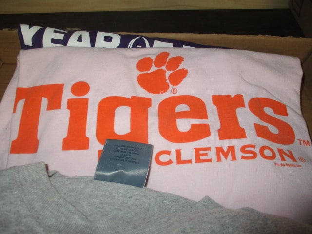 4 Clemson University T-Shirts (Size L) - 3