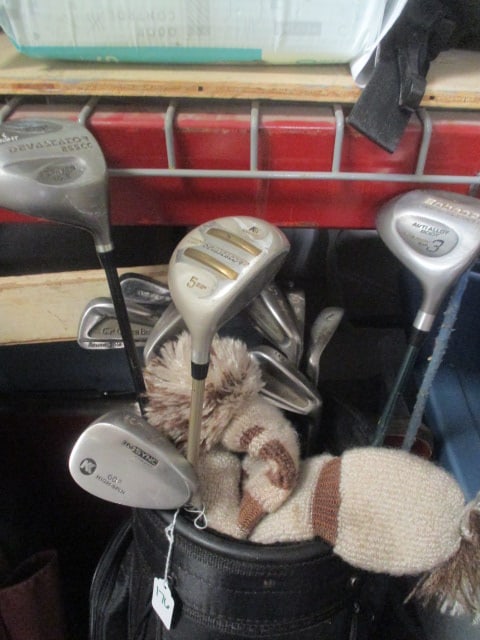 McGregor Golden Bear Golf Club Set, Knight Titanium Drivers, and Extra Clubs - 2