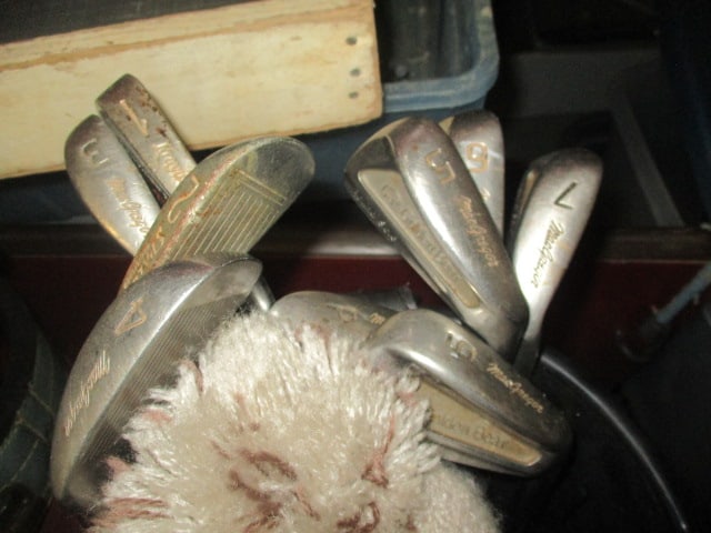 McGregor Golden Bear Golf Club Set, Knight Titanium Drivers, and Extra Clubs - 3