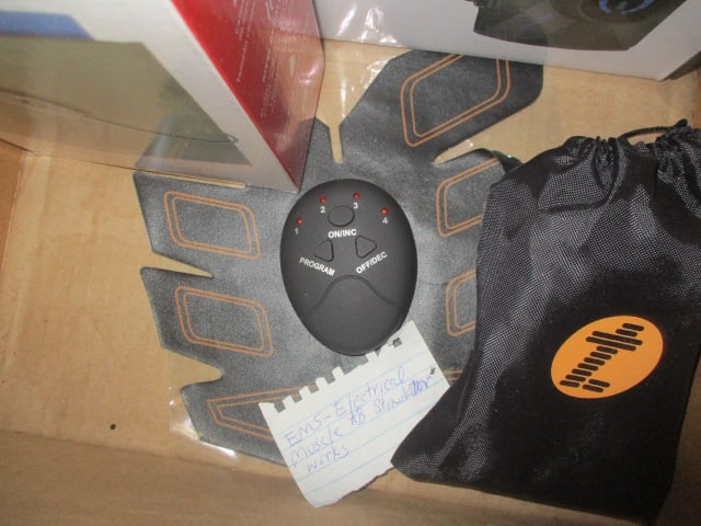 Health and Exercise Lot - Calf, Thigh, and Knee Massager, Sunbeam Heating Pad, - 3