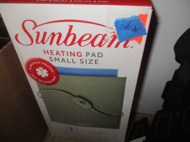 Health and Exercise Lot - Calf, Thigh, and Knee Massager, Sunbeam Heating Pad, - 4