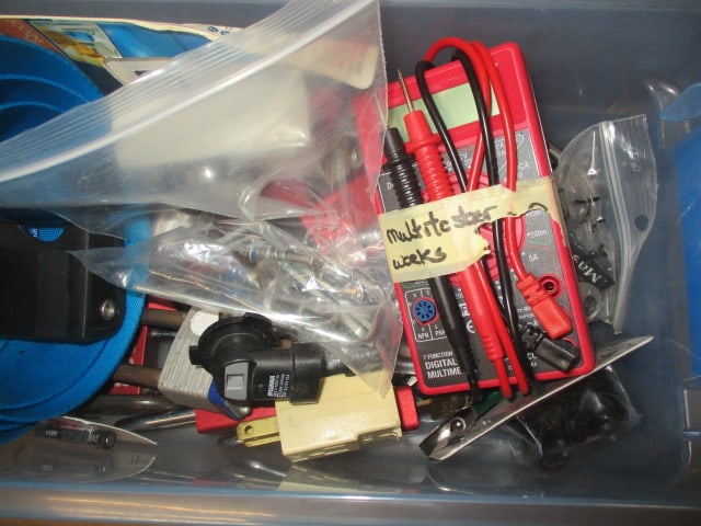 Hardware and Tools Lot - Circular Saw, Staple Gun and Staples, Nylon Rope, - 2