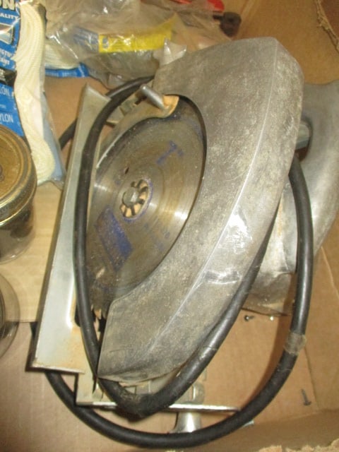 Hardware and Tools Lot - Circular Saw, Staple Gun and Staples, Nylon Rope, - 4