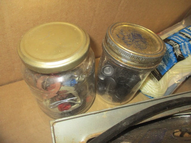 Hardware and Tools Lot - Circular Saw, Staple Gun and Staples, Nylon Rope, - 6