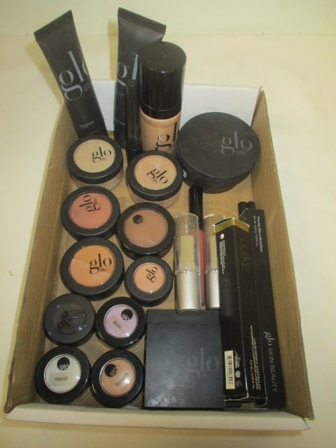 Lot of Glo Skin Beauty Makeup - Corals/Browns/Light to Medium Colors: both new and slightly used tester makeup, see pictures and preview for selection and condition