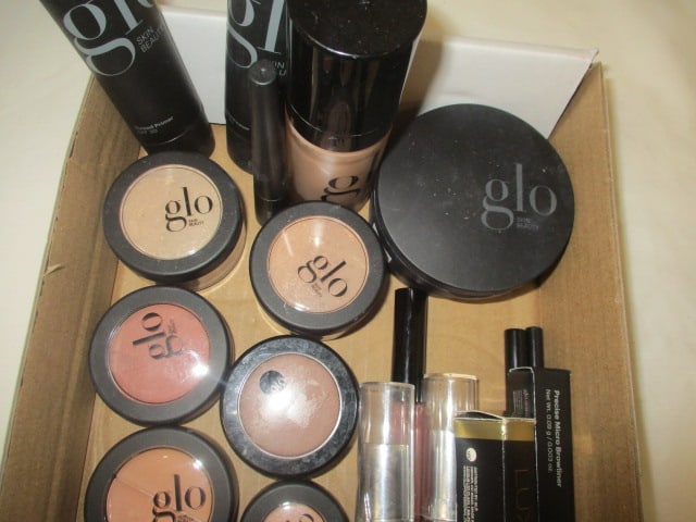 Lot of Glo Skin Beauty Makeup - Corals/Browns/Light to Medium Colors - 3