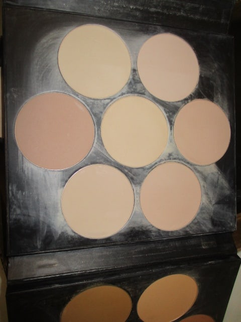 Lot of Glo Skin Beauty Makeup - Powder Bases, Toners, Contour Kit, etc. - 6