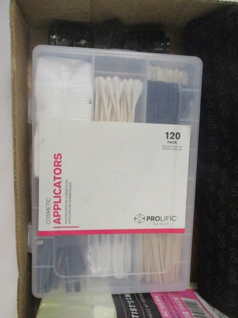 Lot of Glo Skin Beauty Makeup Brushes, Cleaners, Sponges, and Cases - 2