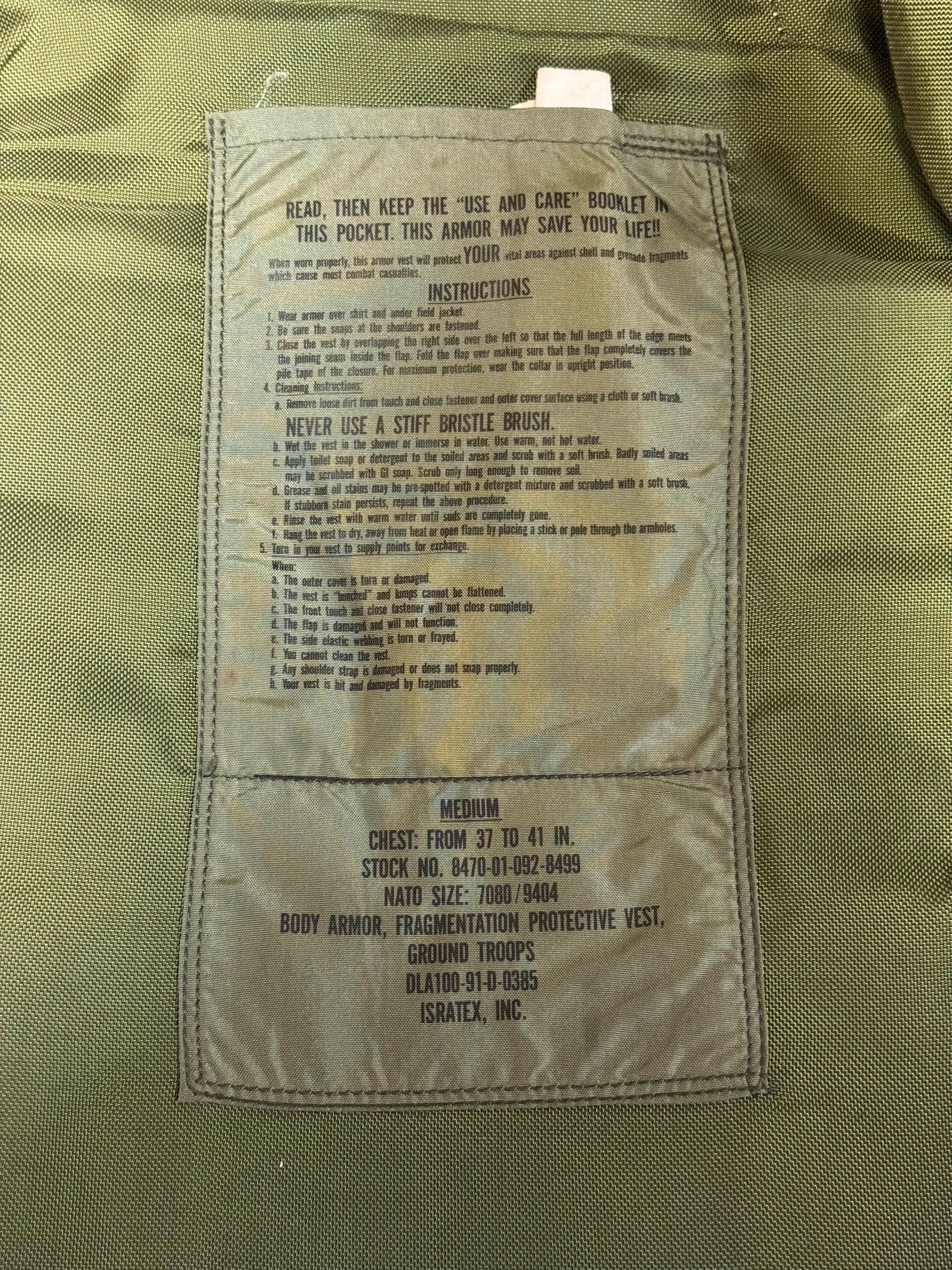 Kevlar Groin Protector and (2) Flak Protector Vests - 5