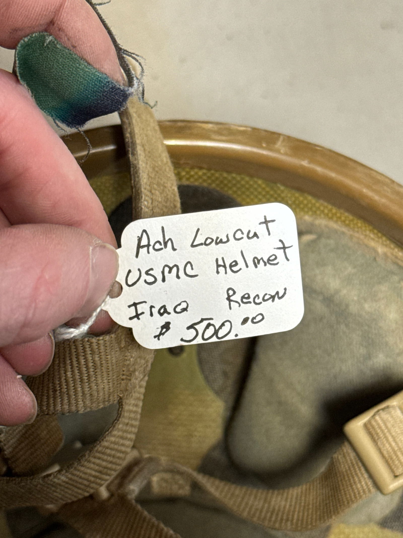 2014 Iraq War Lightweight Marine Corp Ballistic Helmet - 6