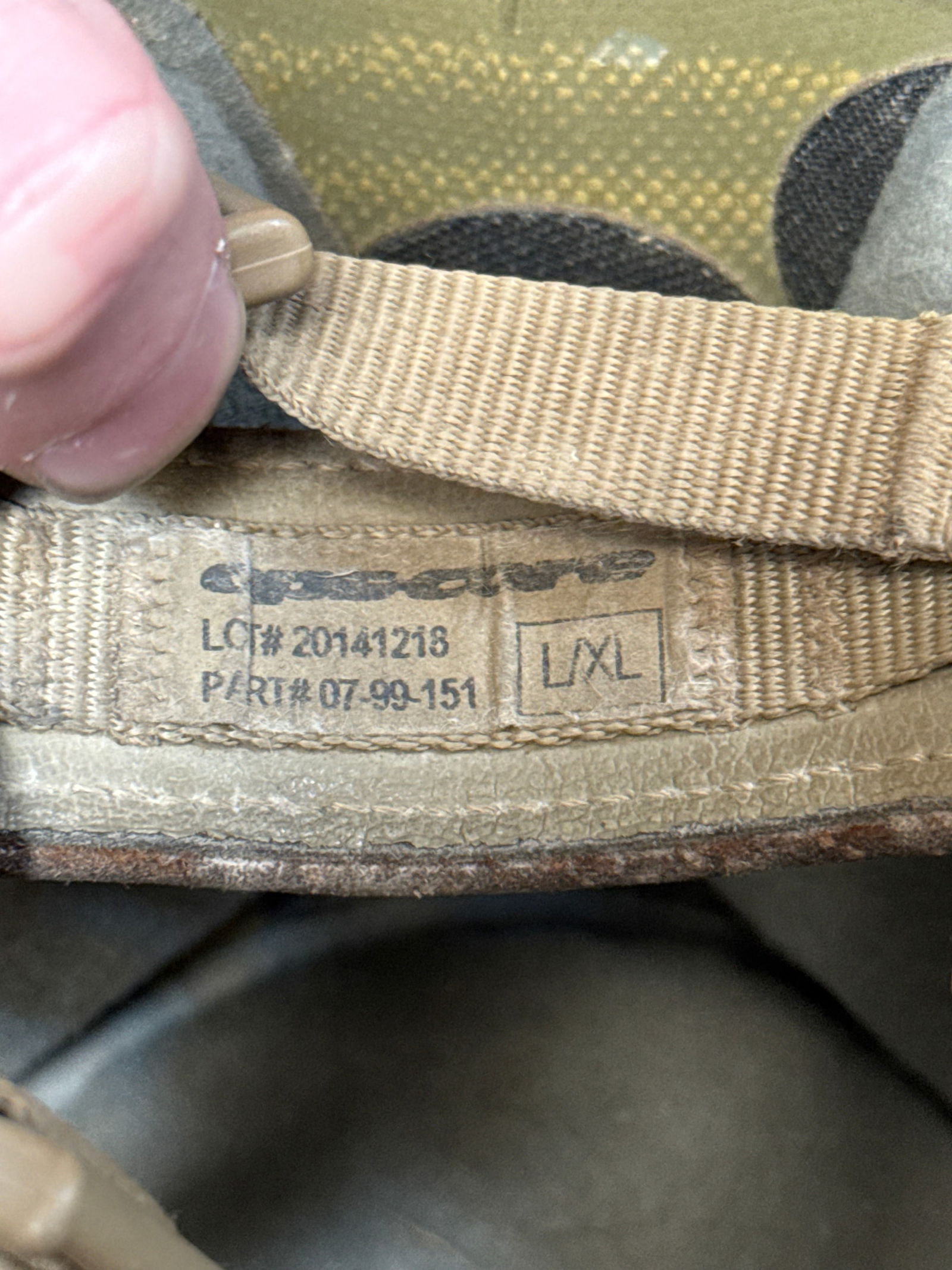 2014 Iraq War Lightweight Marine Corp Ballistic Helmet - 8