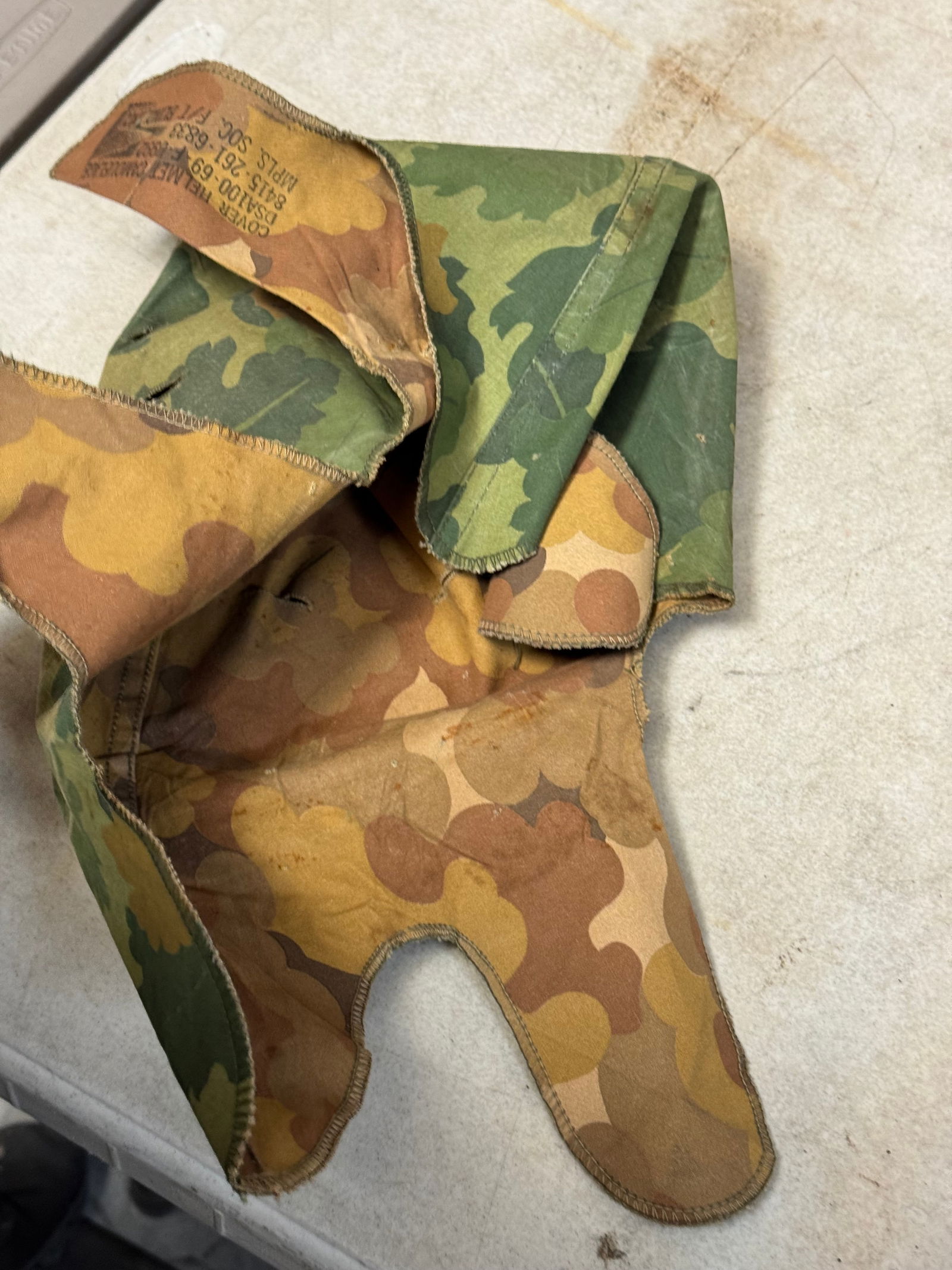 Lot of (3) Military Helmet Covers - 10