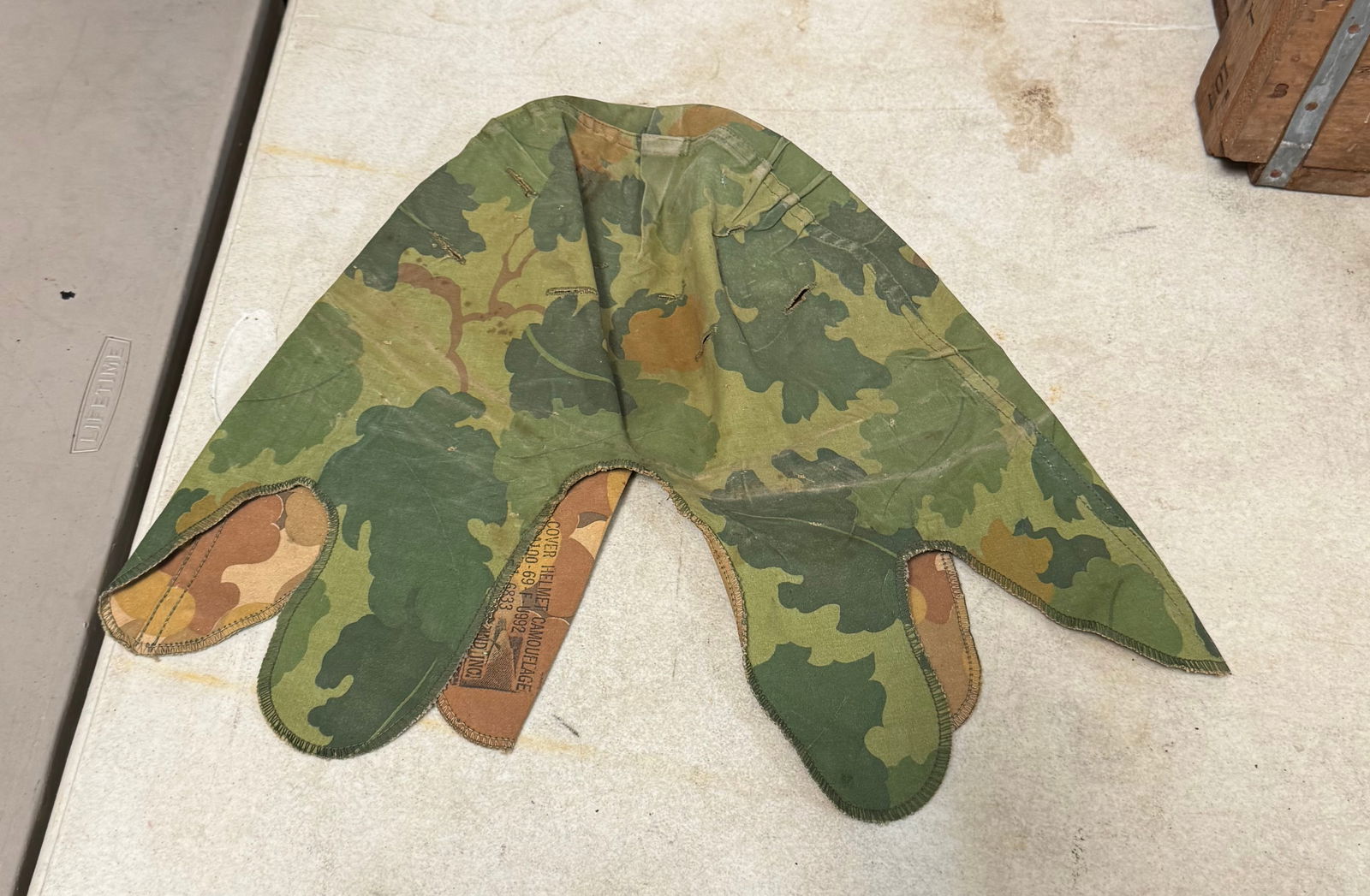 Lot of (3) Military Helmet Covers - 8