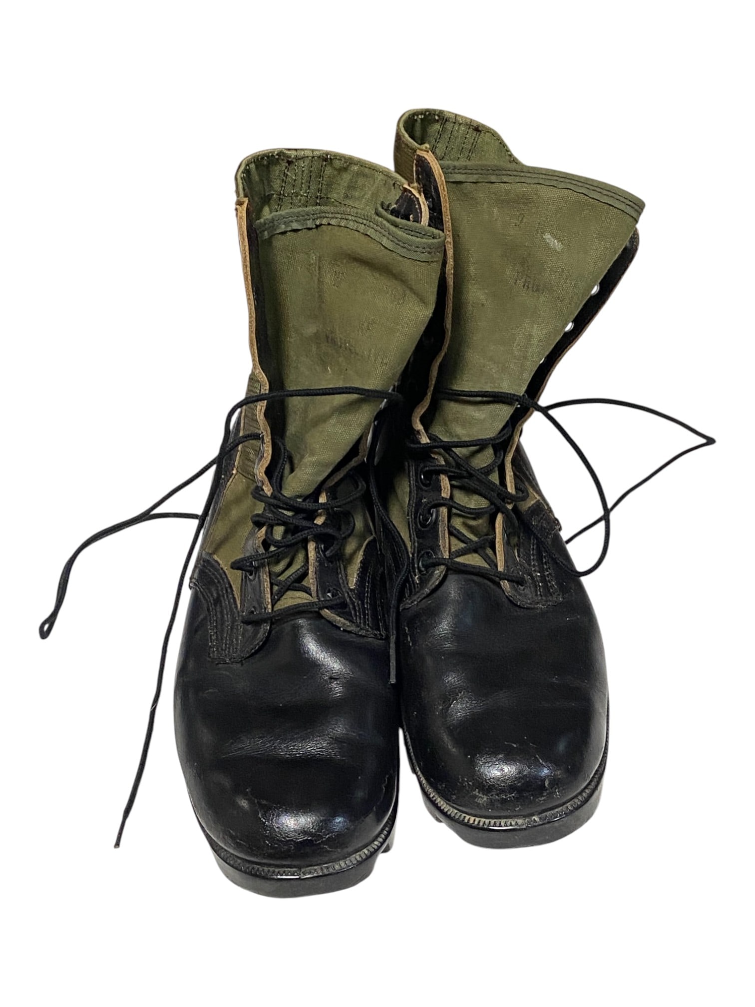 Pair of Addison Ro-Search Vietnam Era Boots and Map Case - 4