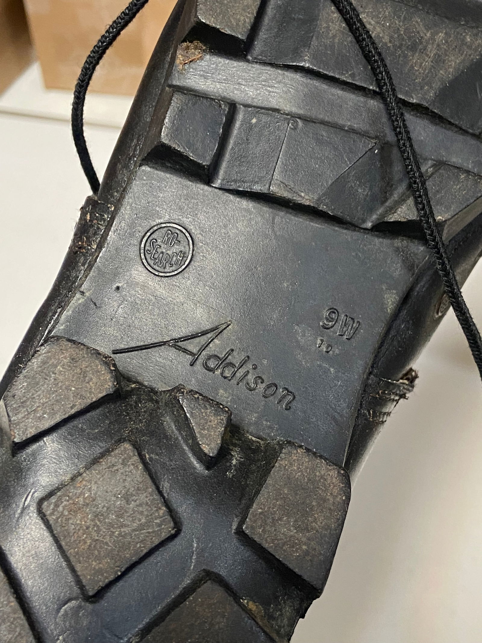 Pair of Addison Ro-Search Vietnam Era Boots and Map Case - 8